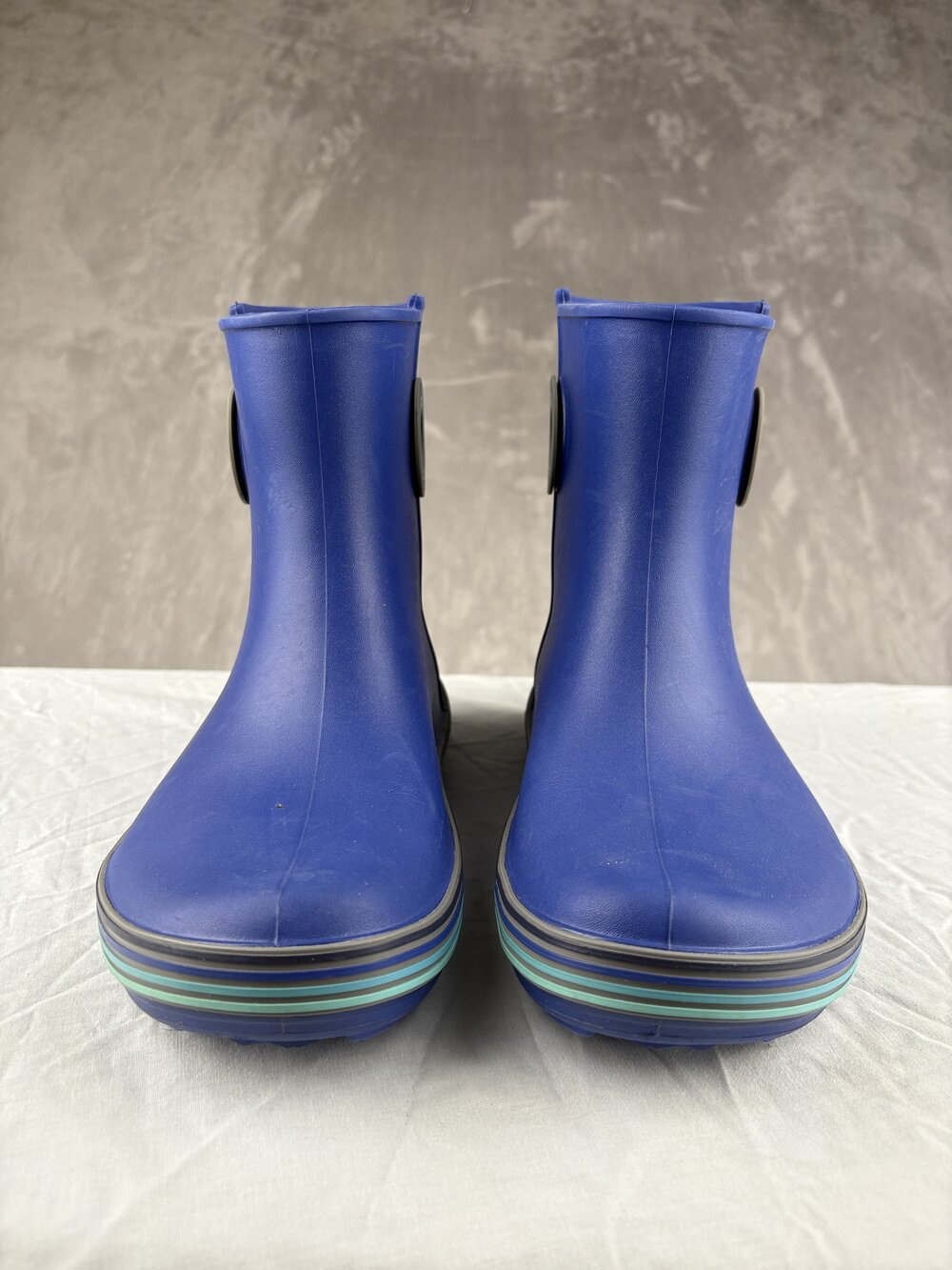 Crocs Women's Waterproof Rain Boots Size 7 Blue Short Boot - Picture 5 of 8